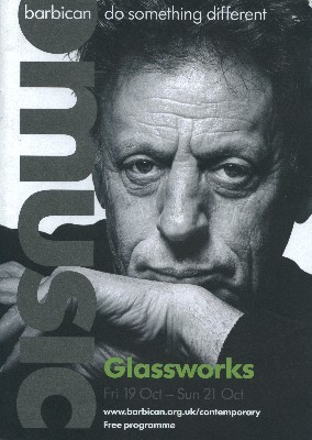 [Barbican 'Glassworks' programme]