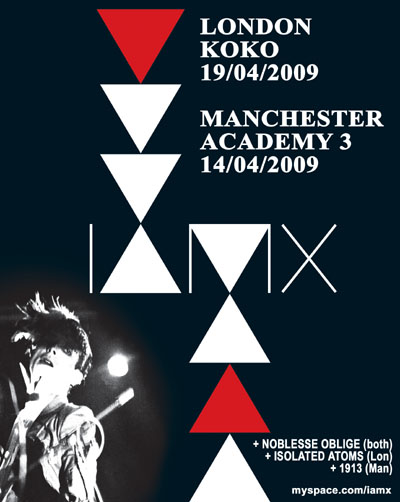 IAMX gig poster
