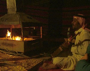 Suleiman Sabbah Alzalabih plays the rebab