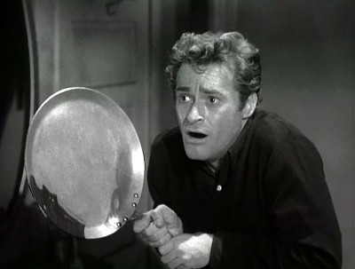 [Dick Miller: Blood on his pans]