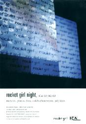 [Rocket Girl Night flyer]