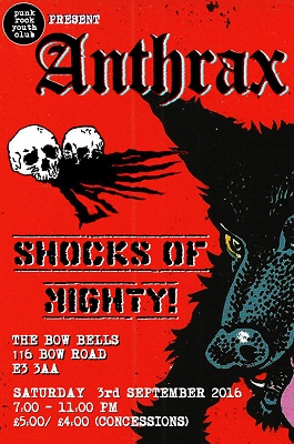 [Anthrax gig poster]