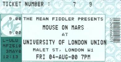 [Mouse on Mars ticket]